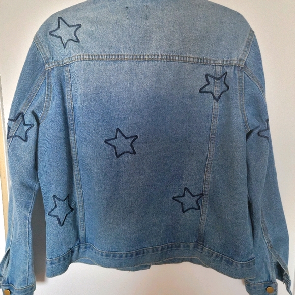 Star Stiched Demin Jacket - Picture 2 of 2